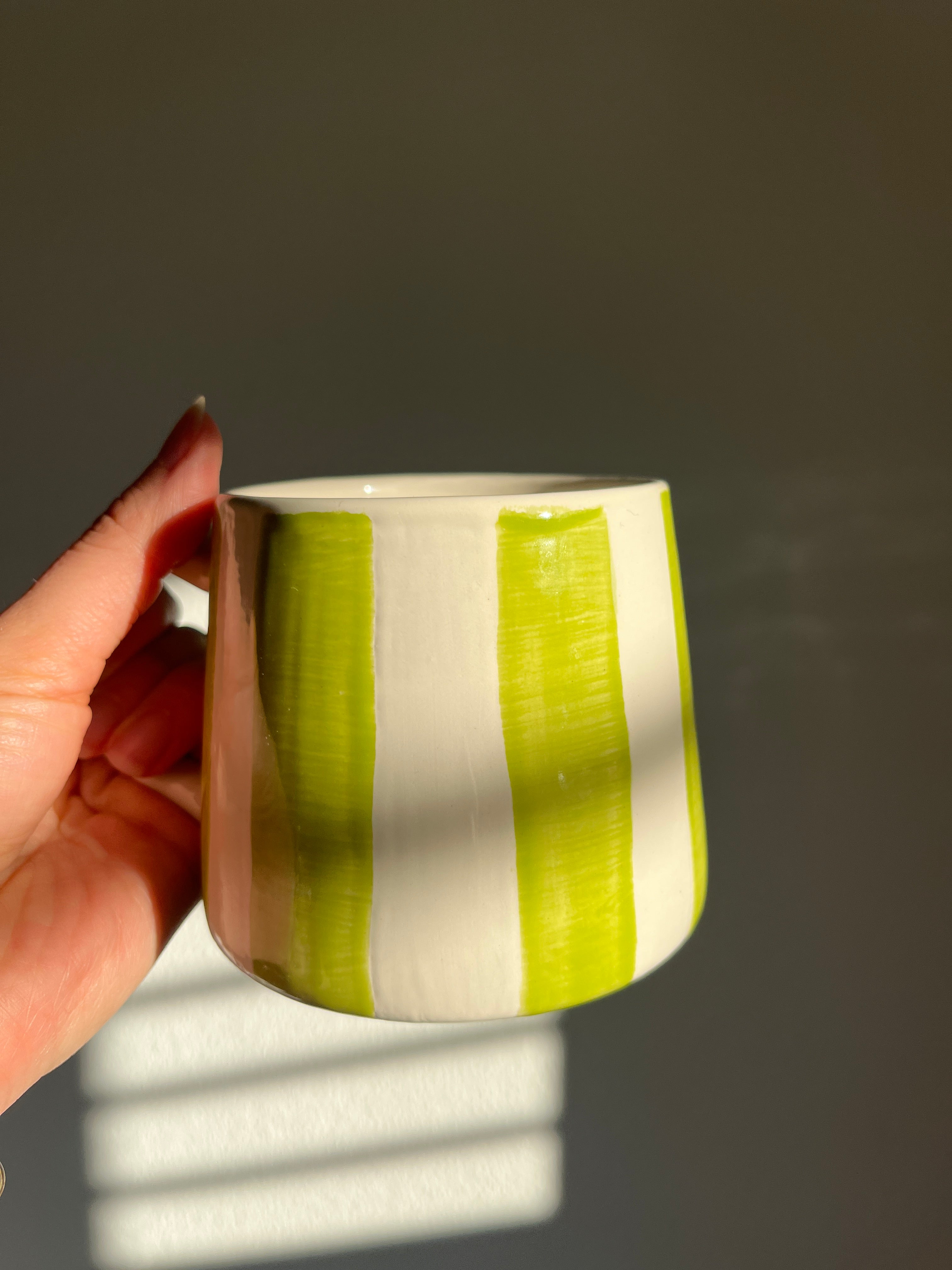 Green Stripe Mug